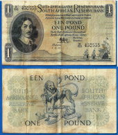 Afrique Du Sud 1 Pound 1 Septembre 1953 Rand Animal Bateau Lion Boat Pounds South Africa Skrill Paypal OK - Suráfrica