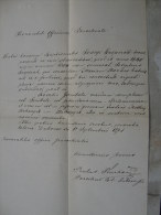 Old Paper -  Slovakia -Colono-Dubova - Josephus Gasparek - Rosalia Gambala  1871 DC3.2 - Birth & Baptism