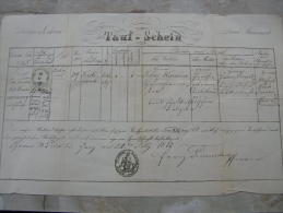 Old Paper -Austria - St.Peter Bei Gratz - GRAZ - Ferdinand -Franz Warasin - Reiterbau 1872 DC3.3 - Birth & Baptism