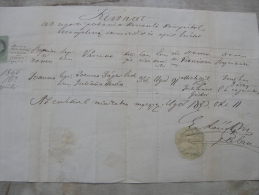 Old Paper - Hungary - UGOD -Veszprém - Joannes Jager - Páger ? - Juliana Horváth  Ca 1870 DC3.4 - Birth & Baptism