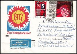 USSR 1981, Airmail Cover Villnius To Ingenberg - Storia Postale
