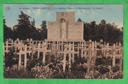 VIENNE LE CHATEAU - LE CIMETIERE NATIONAL - MONUMENT DE LA GRURIE - Carte écrite - Monuments Aux Morts