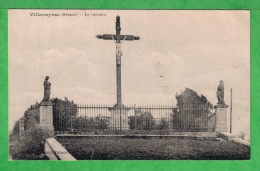 VILLEVAYRAC - LE CALVAIRE-  Carte écrite En 1925 - Monumenti