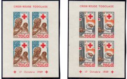 TOGO. BF 2-4 Non Dentelés De 1959 (neufs Sans Charnière : MNH). Croix-Rouge/Infirmière/Sa Ng. - UNICEF