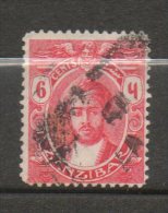 ZANZIBAR  Sultan Seyyid Ali Ben Hamoud  6c Rose 1913 N°113 - Zanzibar (...-1963)