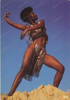 AFRICA, AFRICAN FOLK,YOUNG DANCER, FOLKLORE AFRICAN,JEUNE DANSEUSE, PRETTY GIRL,old Photo Postcard - Unclassified