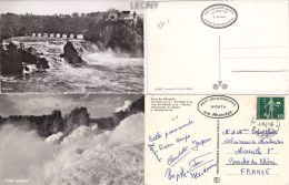 2  CPSM 9X14  De RHEINFALL  -  REST. SCHLÖSSCHEN - WÖRTH - Sonstige & Ohne Zuordnung