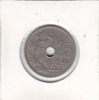 25 CENTIMES Cupro-nickel Léopold II  1908 FL - 25 Cents