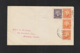 Canada Sea Post Cover 1927 To Winnipeg - Storia Postale