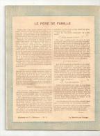 Cahier D´écolier De 1905 La Famille Le Père De Famille Devoirs Des Enfants Envers Leurs Parents N°2 De Chez Hachette - Protège-cahiers