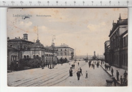 Ludwigshafen - Bahnhofplatz (1910) Tram / Tramway / Trolley Car / Tramcar / Streetcar - Ludwigshafen