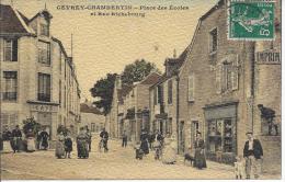 8470 - Gevrey-Chambertin Place Des Ecoles Et Rue Richebourg - Gevrey Chambertin