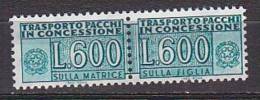 Y6276 - ITALIA PACCHI CONCESSIONE Ss N°20 - ITALIE COLIS Yv N°107 ** - Colis-concession