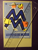 LEIPZIGER MESSE MUSTERMESSE LEIPZIG 1957 Altes Werbungs-Prospekt - Leipzig