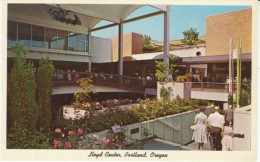 Portland OR Oregon, Lloyd Center Shopping Mall Exterior View, C1960s Vintage Postcard - Portland