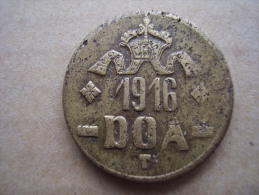 DOA  1916 EMERGENCY TABORA COINS 20 HELLER BRASS TYPE B - B . - German East Africa