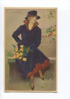 ART DECO CPA CORBELLA FEMME CHAPEAU - Corbella, T.