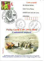 Explorateur & Scientifique De L´Antarctique Australien Phillip G.Law, Sur Carte Adressée En Andorre. - Antarctic Expeditions