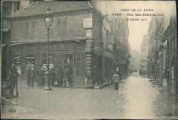 Delcampe - 75 PARIS 06 / Inondations 1910, Place St André Des Arts / - Paris (06)