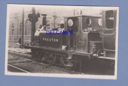 CPA Photo - Belle Locomotive Américaine PRESTON N° 663 - Other & Unclassified