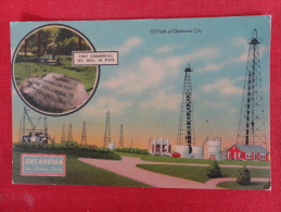 Oklahoma City,OK--Oil Field--cancel 1954--PJ 295 - Andere & Zonder Classificatie