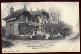 Cpa Du 76  Saint Laurent De Brève-Dent Brèvedent Restaurant Du Chalet Tenu Par Delanos LOR4 - Saint Romain De Colbosc