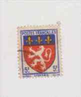FRANCE.  (Y & T)  1943.    N°572  *  Lyonnais *  5fr  *  Obl. - Used Stamps