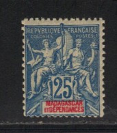 MADAGASCAR  N° 45 ** Var. Papier Huileux - Unused Stamps