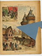 MILITAIRE BATAILLE Siège De CALAIS 1347 Couverture Protège Cahier Coll. GODCHAUX - Protège-cahiers
