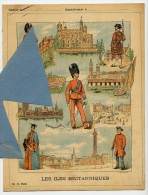 UNIFORMES MILITAIRES Les ILES BRITANNIQUES ROYAUME UNI D' ANGLETERRE ECOSSE IRLANDE Couverture Cahier Coll.CH. D. PARIS - Schutzumschläge