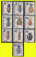 TAXE N° 103 À 112 - 10 TIMBRES INSECTES - N** SANS CHARNIÈRE NI TRACE - - 1960-.... Nuevos