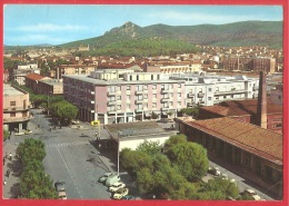 CARTOLINA VG ITALIA - CARBONIA (CA) - Panorama E Piazza Matteotti - 10 X 15 - ANNULLO CARBONIA 1968 - Carbonia