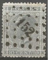 17  Obl  152 Gosselies (+30)  Format Plus étroit - 1865-1866 Linksprofil