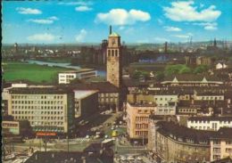 Luftbild Mülheim Ruhr Barmer Ersatzkasse Stauder Pils Bier PKW Kirche 7.6.1967 - Muenster