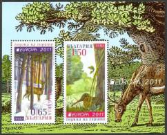 BULGARIA \ BULGARIE - 2011 -  Europe / Europa-CEPT - Année De Forêts -  Bl** - 2011