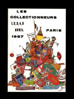 CARTES DE SALONS - 75 - PARIS - Salon Des Collectionneurs - 1987 - Bourses & Salons De Collections