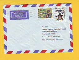 Old Letter - Island - Airmail