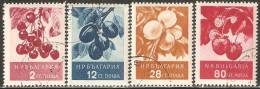 Bulgaria 1956 Mi# 990-993 Used - Fruits (II) - Gebruikt