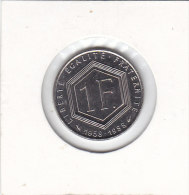 1 FRANC Charles De Gaulle 1958-1988 - Gedenkmünzen