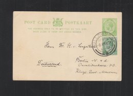South Africa Stationery Uprated 1914 Willowmore To Germany - Covers & Documents