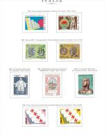 FILATELIA ANNATA COMPLETA  1980  NUOVI GOMMA INTEGRA ** MNH  - REPUBBLICA ITALIANA - Full Years