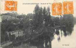 VIENNE -  A385 -availles-limouzine - Bords De La Vienne  - Carte Bon état - - Availles Limouzine