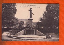 1 Cpa  Lesparre -monument Des Morts Pour La Patrie - Lesparre Medoc