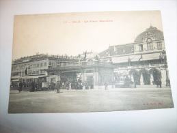 2rlj - CPA N°75 - NICE - La Place Masséna -  [06] - Alpes Maritimes - Transport Ferroviaire - Gare