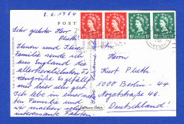 CARTE POSTALE -- CACHET . TURNBRIDGE WELLS + KENT - 8.JUN.1964 - Covers & Documents