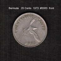 BERMUDA    25  CENTS  1973  (KM # 18) - Bermudas