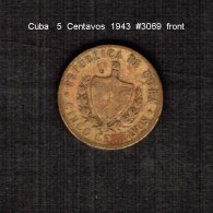 CUBA    5  CENTAVOS  1943  (KM # 11.2) - Cuba