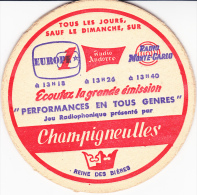 SOUS BOCK  CHAMPIGNEULLES  DES ANNEES 60 - Bierdeckel