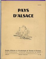 Revue - Pays D´Alsace : Betbur Saverne Otterswiller Mittelhausen La Petite Pierre Graufthal Neuwiller Les Saverne - Turismo Y Regiones