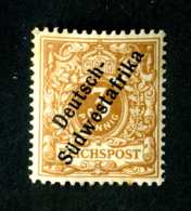 235e  GSWA 1898  Mi.# 5c Lebhaftbraunocker Mint* Offers Welcome! - Duits-Zuidwest-Afrika